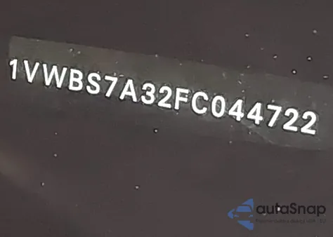 2015 Volkswagen Passat 1.8T Se z USA, uszkodzony, nr VIN 1VWBS7A32FC044722